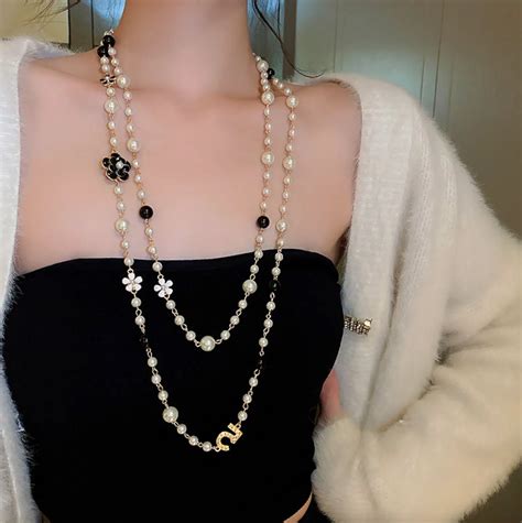 chanel cc necklace dupe|chanel copy necklace.